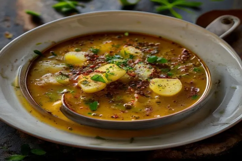 Cumin Spiced Potato And Leek Soup Recipe