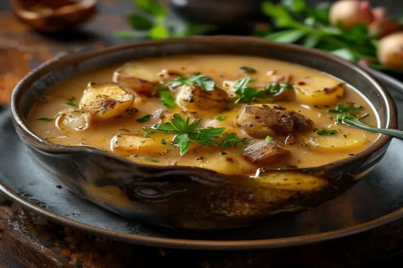 Cumin Spiced Potato And Leek Soup Recipe — photo 2