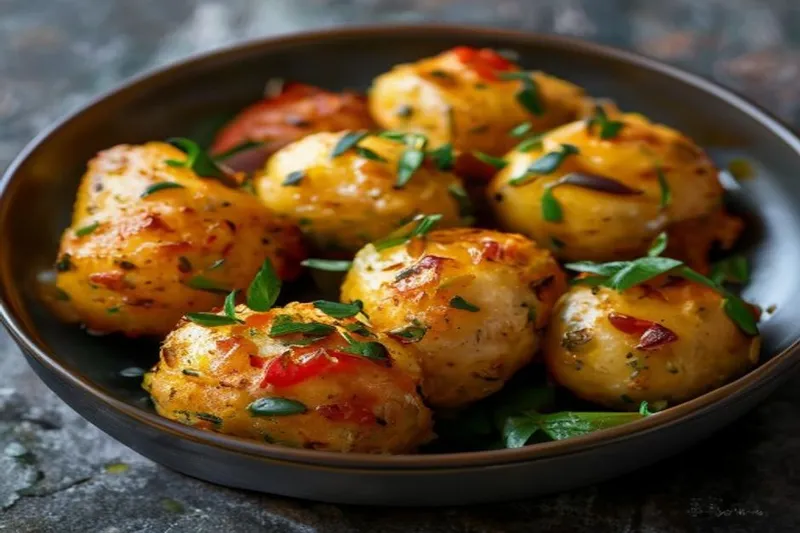 Jalapeno Potato Cheese Balls Recipe With Four Pepper Cheese Dip — photo 2