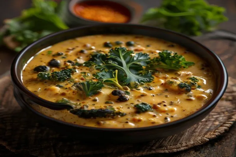 Kale Chane Ki Kadhi Recipe - Black Chickpea Kadhi — photo 2