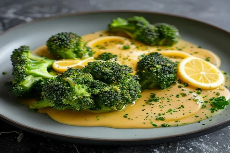 Broccoli With Lemon Butter Sauce Recipe
