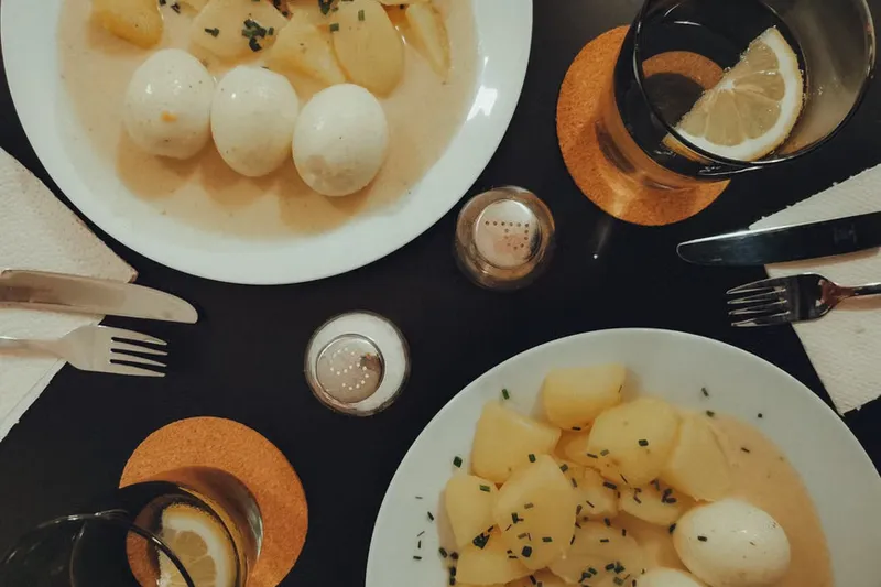 Creamy Potato Egg Salad Recipe with Herbs