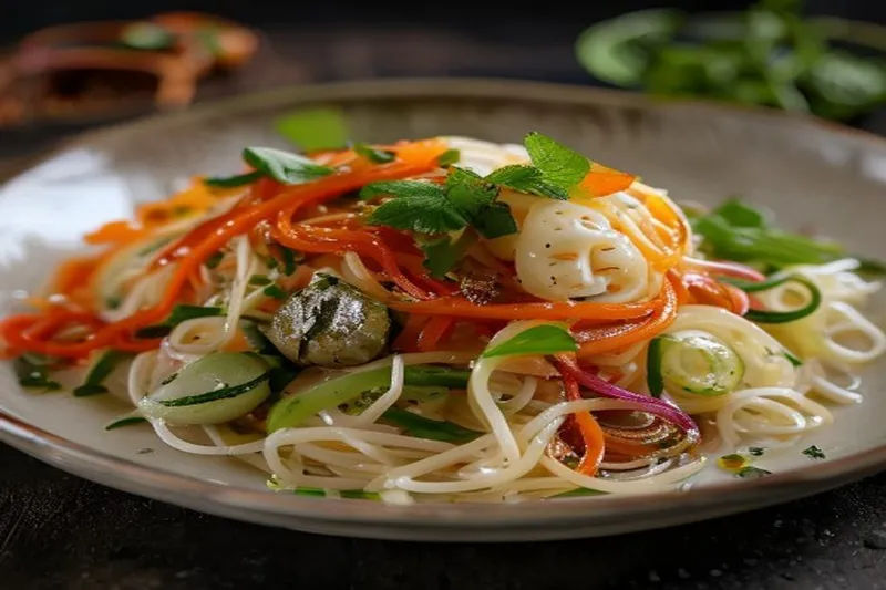 Buddha's Delight Recipe (Thin Rice Noodles With Vegetables) — photo 2