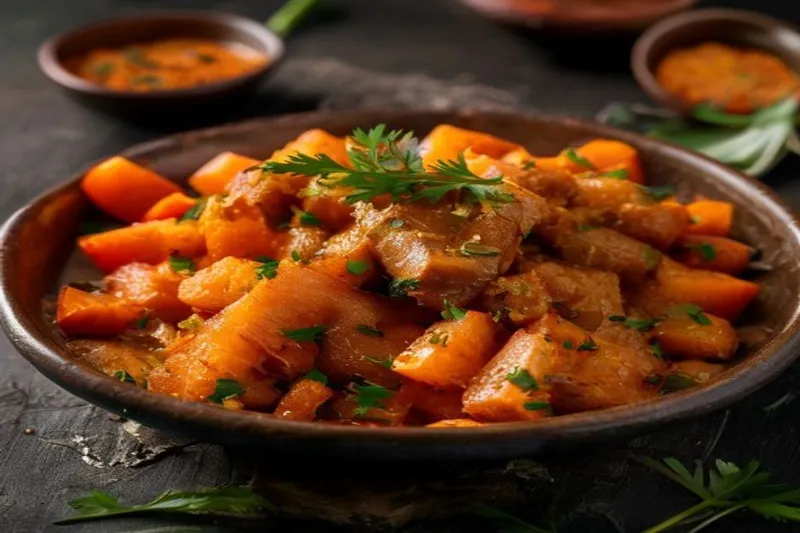 Carrot Paruppu Usili Recipe - Steamed Lentils Crumbled With Carrots — photo 2