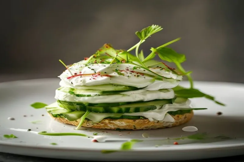 Cucumber Sandwich With Yogurt Dill Spread Recipe — photo 2
