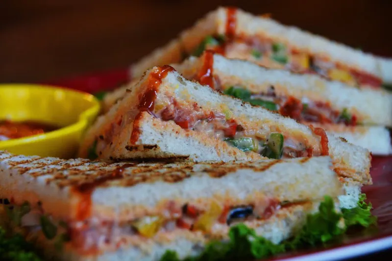 Corn And Bell Pepper Sandwich Recipe