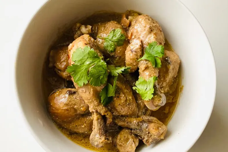 Posto Chicken Recipe - Bengali Chicken In Poppy Seed Paste — photo 2