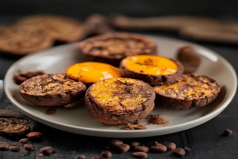 Eggless Baked Chocolate Chip Coins Recipe