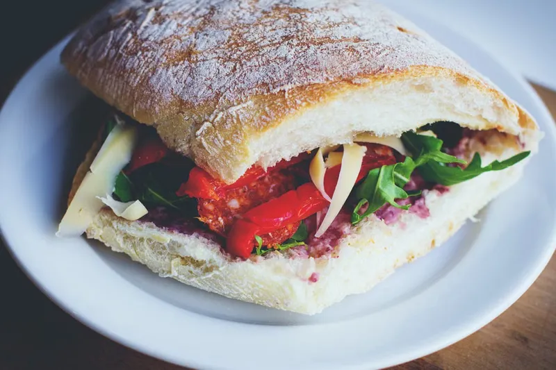 Mediterranean Tomato Basil Sandwich Recipe With Sweet Piquanté Pepper — photo 2
