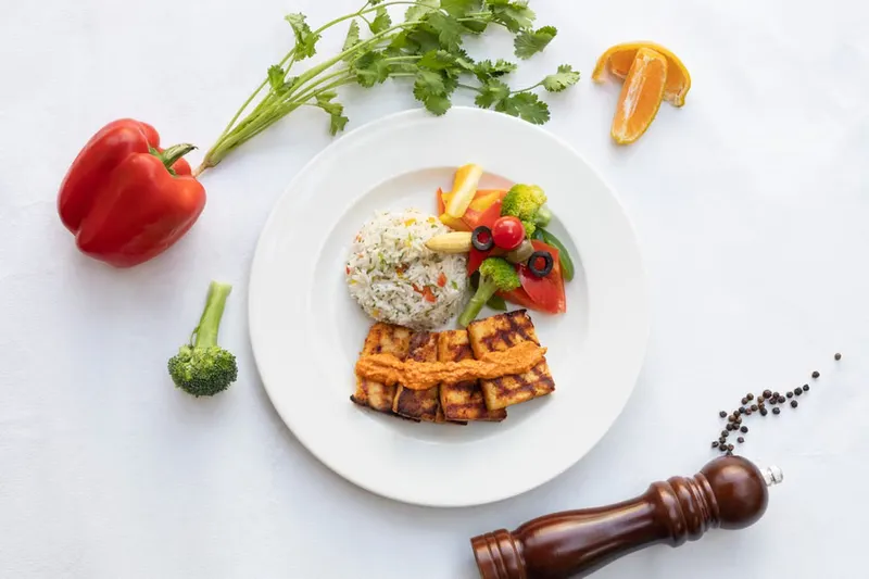 Herbed Vegetables In Roasted Bell Pepper Sauce Recipe — photo 2