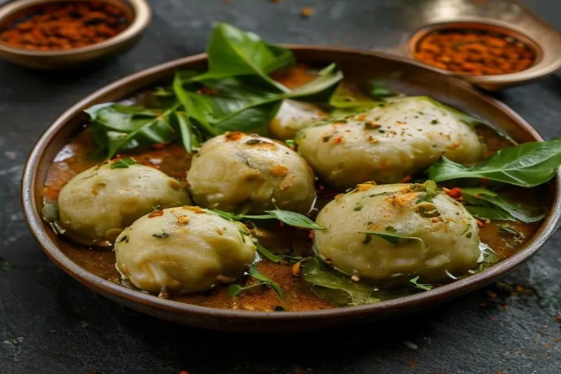 Lauki Wadi Tarkari Recipe - Bengali Style Moong Dal Dumplings & Bottle Gourd Sabzi