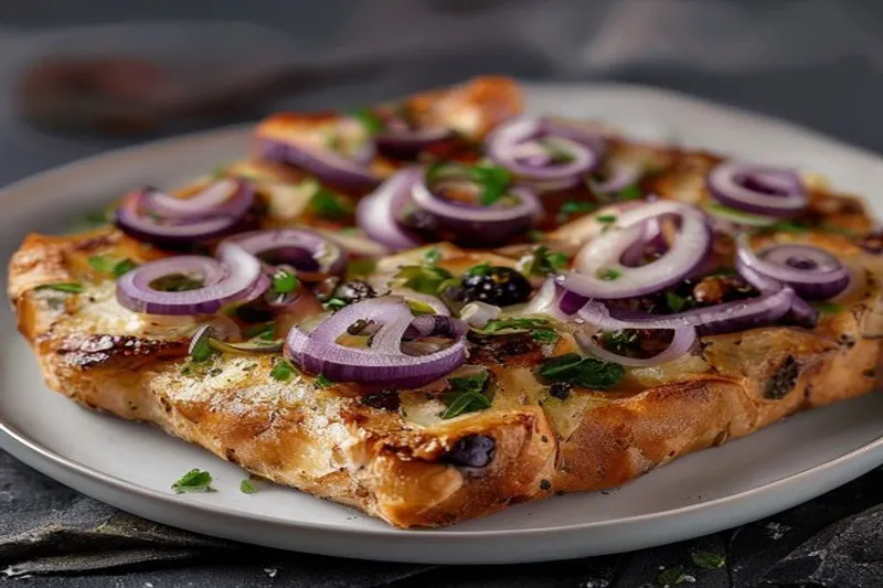 Focaccia Bread with Sweet Onion and Capers Recipe — photo 2
