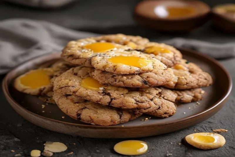 Eggless Chocolate Chip And Honey Cookies Recipe