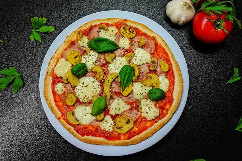 Roasted Peppers And Mushroom Tortilla Pizza Recipe — photo 2
