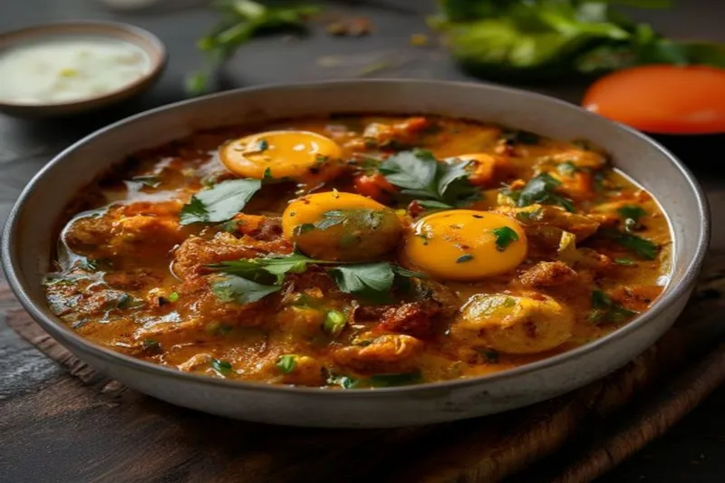 Spicy Haryana Style Egg Curry Recipe