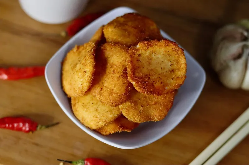 Sweet Potato Balls Recipe Stuffed With Cheesy Garlic Mayo Recipe — photo 2