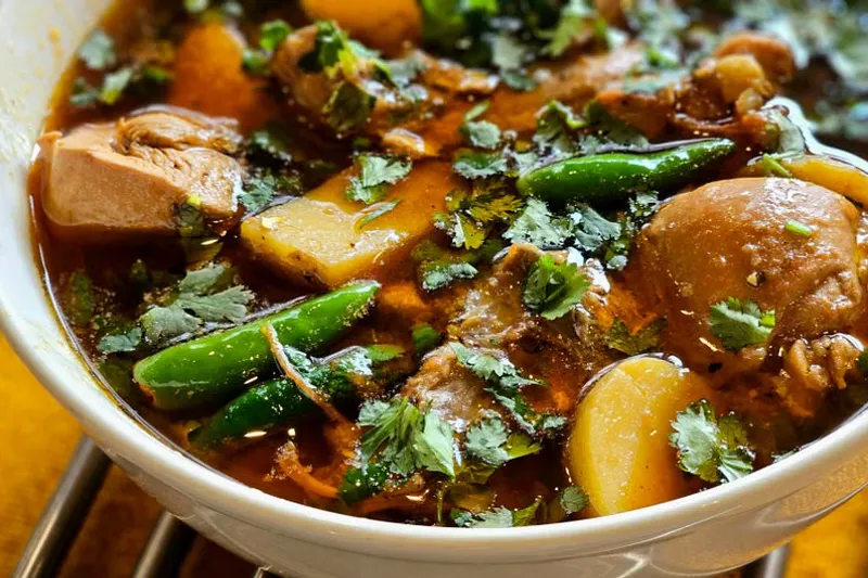 Mizoram Style Arsa Beipenek Recipe - Spicy Chicken Stew
