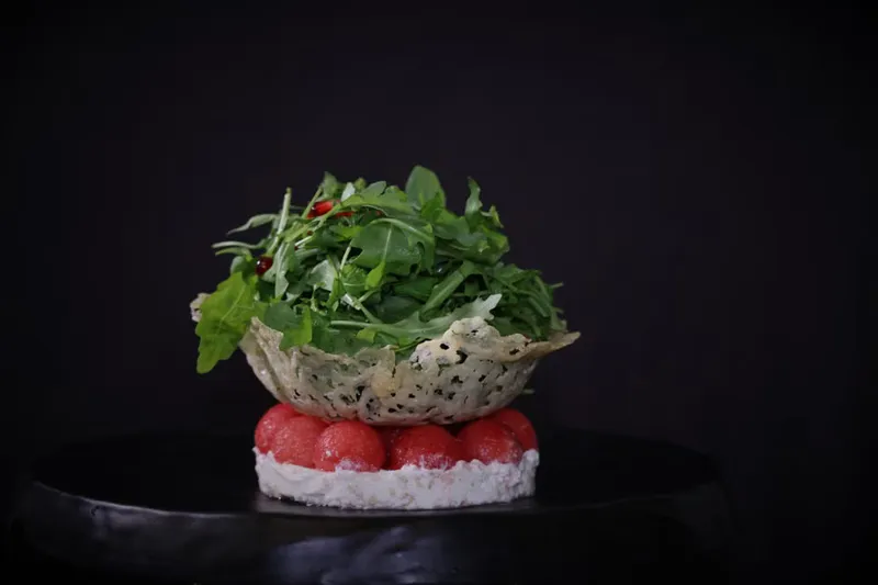 Watermelon Bocconcini Arugula Salad Recipe — photo 2