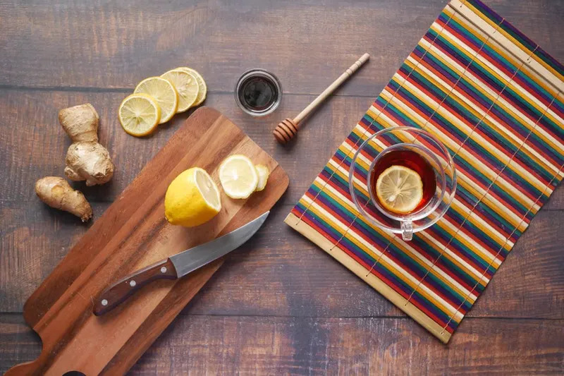 Ginger, Lemon And Honey Kadha Recipe