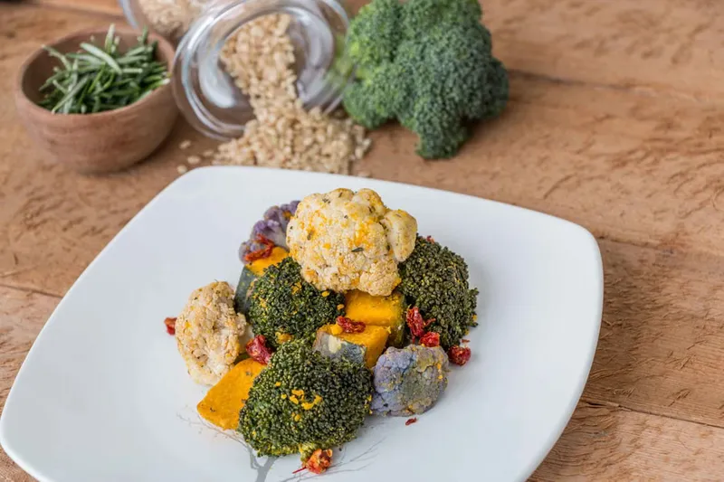 Roasted Cauliflower Broccoli Au Gratin Recipe