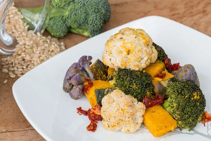 Roasted Cauliflower Broccoli Au Gratin Recipe — photo 2