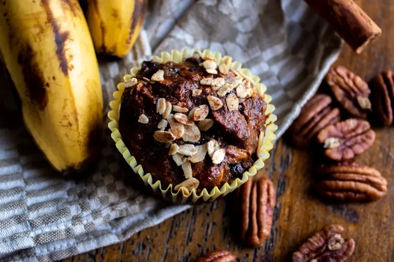 Quinoa-Flaxseed Banana Muffins Recipe