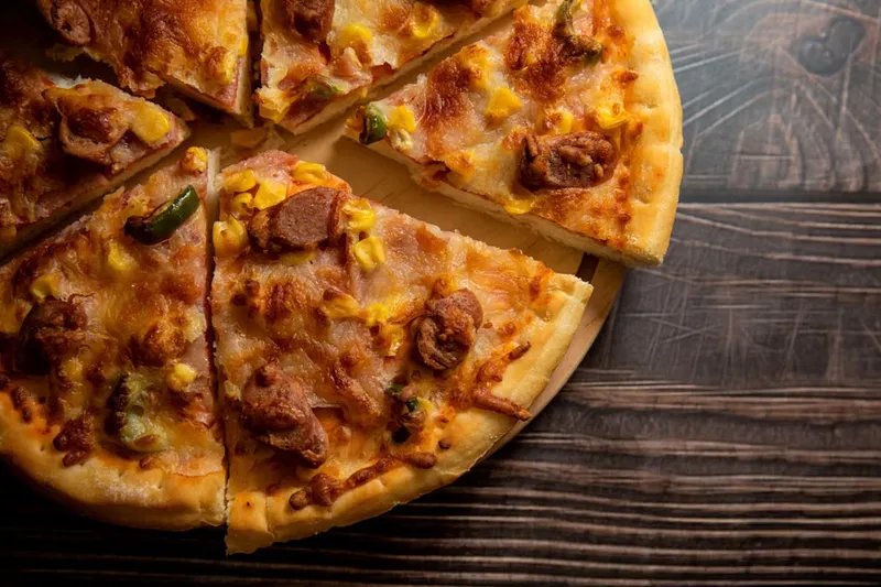 Pizza With Soy And Corn Recipe — photo 2