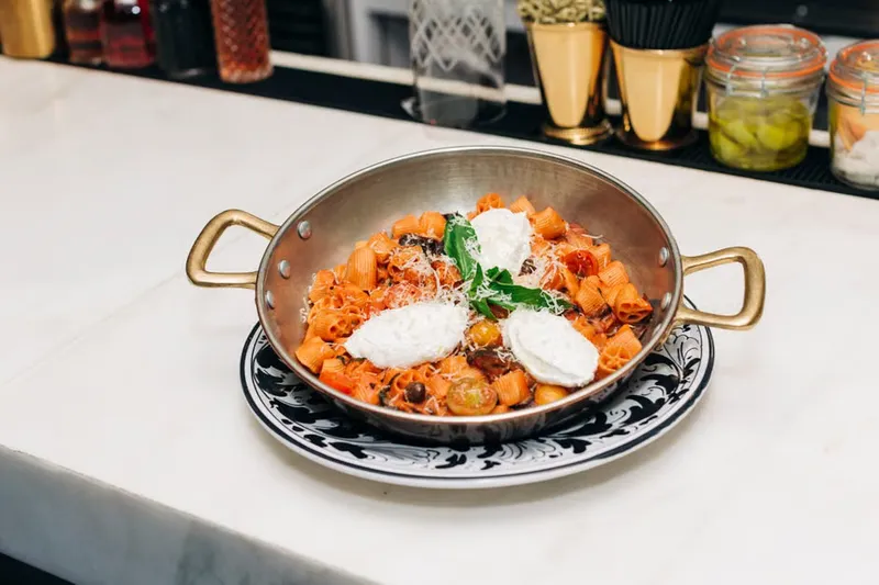 Spinach Ricotta Balls in Garlic Tomato Basil Sauce Recipe