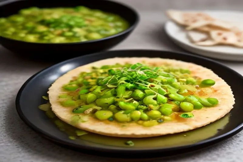Bhakri Chaat Recipe With Green Moong Sprouts And Aloo