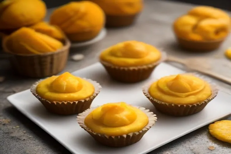 Eggless Mango Muffins Recipe — photo 2