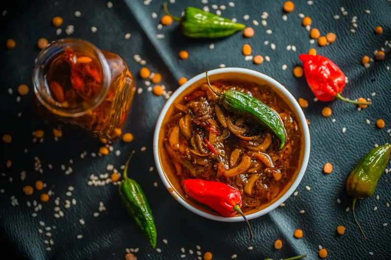 Mustard Green Chilli Pickle Recipe