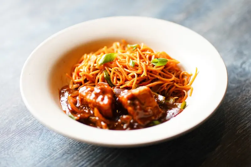 Scrambled Tofu Noodles Recipe