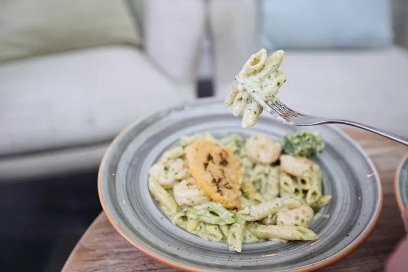 Penne Pasta Recipe In Spinach Pesto Sauce
