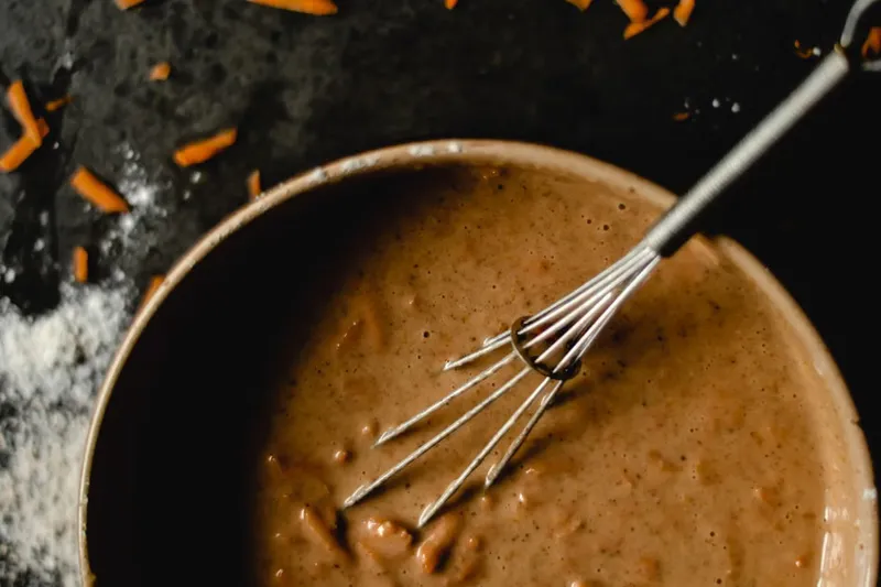 Eggless Spiced Carrot Olive Cake Recipe — photo 2
