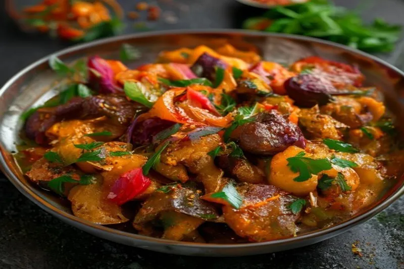 Bhogichi Bhaji Recipe (Maharashtrian Mixed Vegetable Stir Fry)