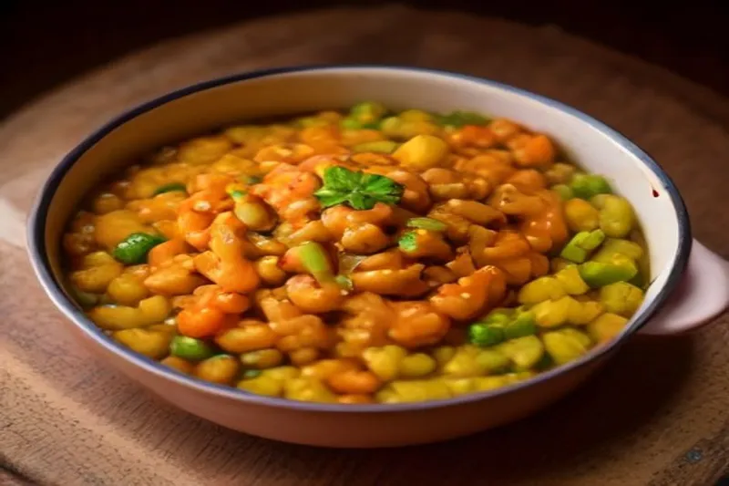 Bhogichi Bhaji Recipe (Maharashtrian Mixed Vegetable Stir Fry) — photo 2