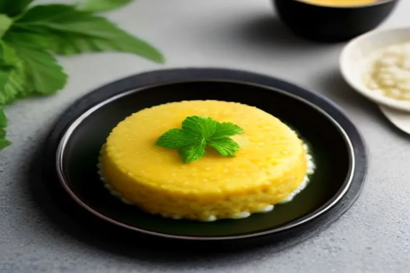Pudina Sooji & Oats Dhokla Recipe - Steamed Semolina Cake With Oats & Mint Leaves — photo 2