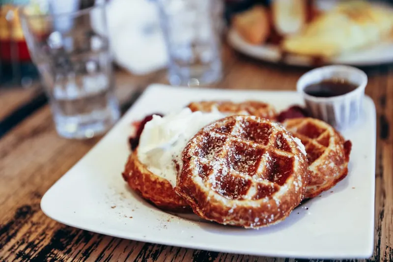 Ragi, Wheat & Oat Waffles Recipe With Maple Syrup — photo 2
