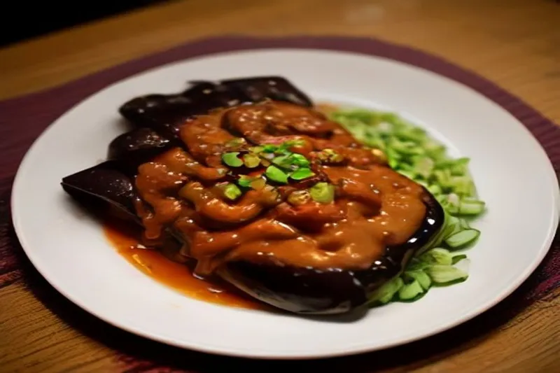 Aubergine in Spicy Peanut Sauce Recipe — photo 2