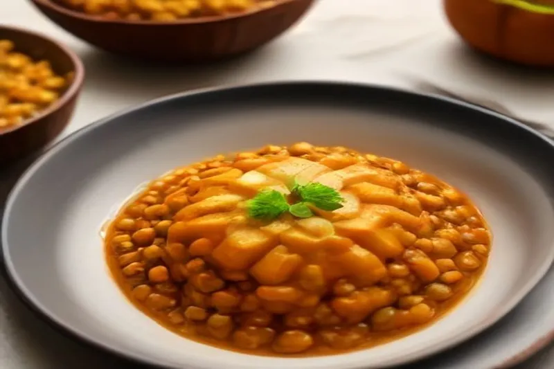 Roasted Pumpkin, Orange and Urad Dal Salad Recipe — photo 2