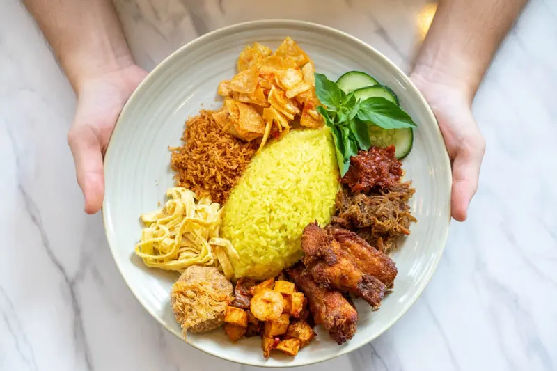 Sambal Telor with Nasi Uduk Recipe (Indonesian Style Eggs Cooked in Sambal and Lemongrass Coconut Rice)