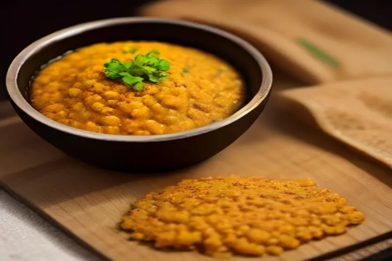 Uddina Hittu Recipe (Udnittu) | Urad Dal Flour In Spiced Buttermilk