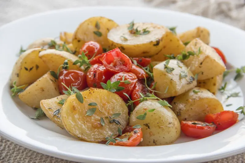 Roasted Coriander Potatoes With Thyme Recipe — photo 2