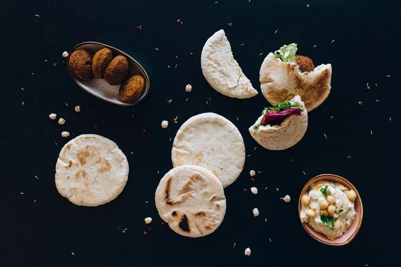 Beetroot Falafel With Pita Bread Recipe