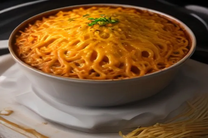 Cheesy Baked Spaghetti Pasta Recipe