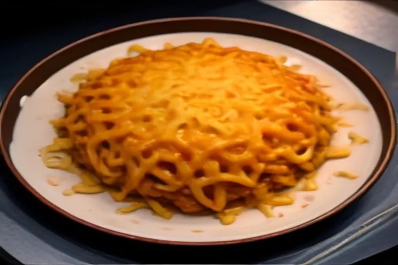 Cheesy Baked Spaghetti Pasta Recipe — photo 2