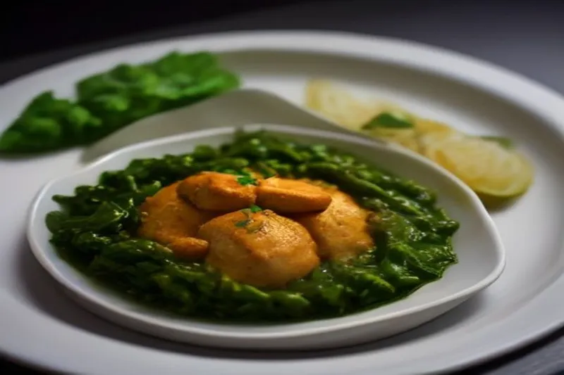 Murgh Palak Recipe - Chicken In A Palak Gravy