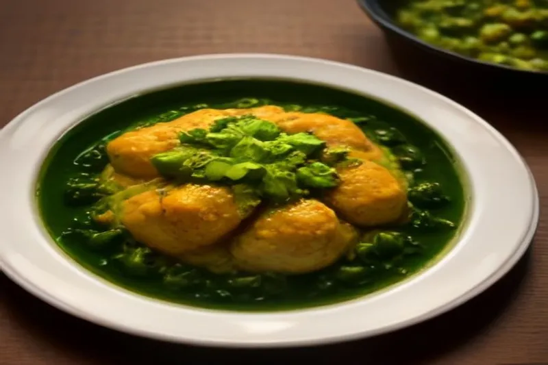 Murgh Palak Recipe - Chicken In A Palak Gravy — photo 2