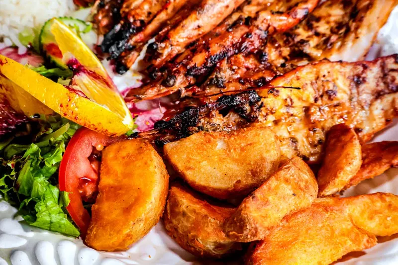 Prawn Cutlets With Sweet Potatoes Wedges Recipe