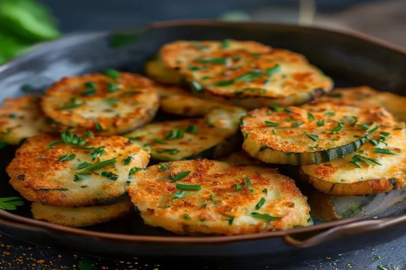 Zucchini Parmesan Fritters Recipe